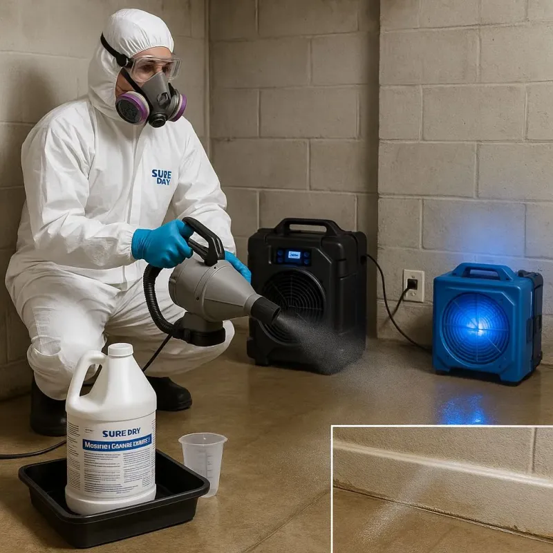 Sanitization and Odor Removal process in Woodlawn, MD